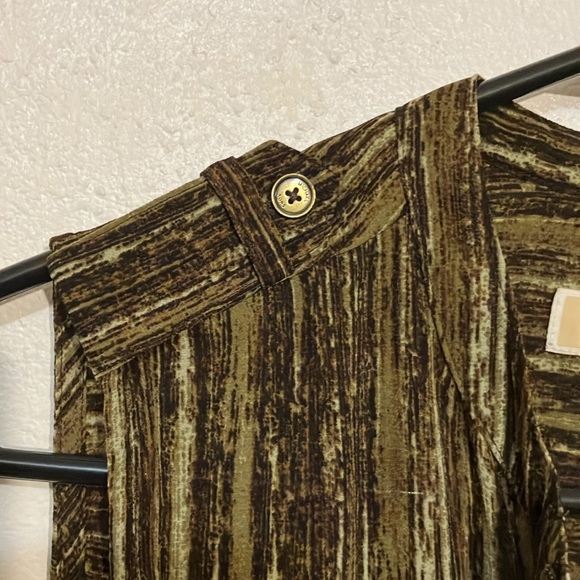 Michael Kors sleeveless tunic top with draw string waist size 8 - Picture 5 of 7